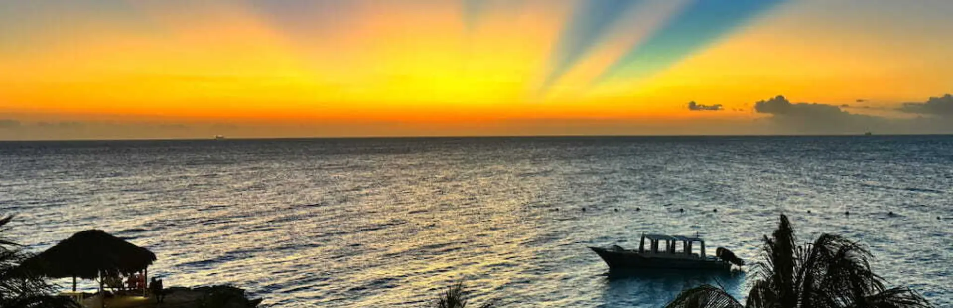 Zonsondergang banner